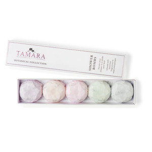 Essentially Tamara: BOTANICAL GIFT PACK COLLECTION (BOX OF 5 SHOWER BOMBS)