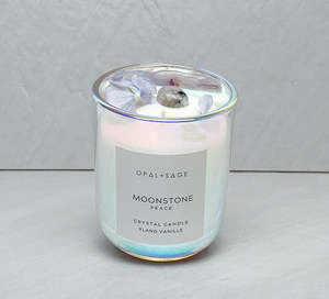 Moonstone Dream Crystal Candle