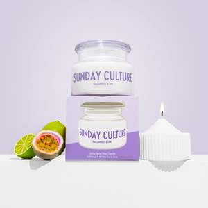 Sunday Culture Passionfruit & Lime Wax Candle