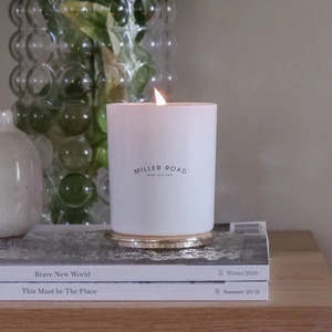 Miller Road: Miller Road Luxury candle in White
