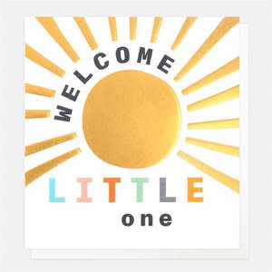 Cards: Caroline Gardner - Welcome Little One - Birthday Card