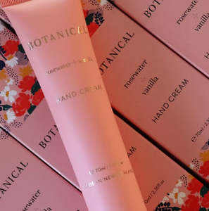 Botanical: Botanical Rosewater + Vanilla HAND CREAM 70ml