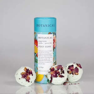 Botanical: Peppermint, Vanilla + Green Clay Foot Soak Trio