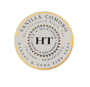 Harney Sons: Decaf Vanilla Comoro Tagalong Tin of 5 sachets