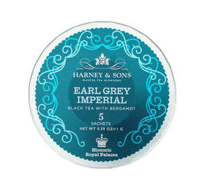 Harney Sons: Earl Grey Imperial Tagalong Tin of 5 sachets