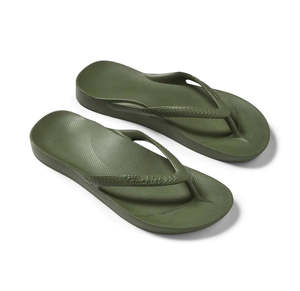 Archie’s Olive-Arch support jandals