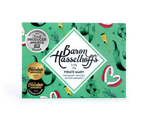Baron Hasselhoffs: PIRATE MARY
ROSEMARY INFUSED SALTED CARAMELS