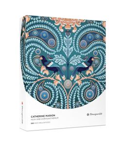 Puzzles: Pomegranate - Huia & Chrysanthemum Circular - 500 Pce Puzzle