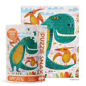 T Rex & Friends 48 Pce - Puzzle Snax