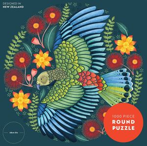New: Catherine Marion - Cheeky Kea 1000 Pce - Round Puzzle