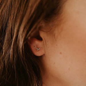 New: MINI HEART STUDS