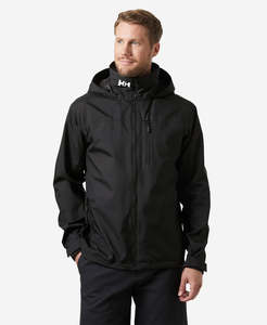 Mens Crew Collection: CREW HOODED JACKET 2.0, Black