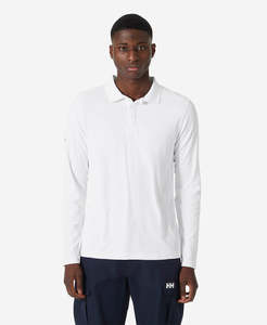 CREWLINE LS POLO, White