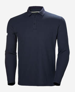 Mens Crew Collection: CREWLINE LS POLO, Navy