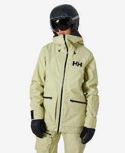 Womens Ullr Freeride: W POWDERQUEEN 3.0 JACKET, Iced Matcha