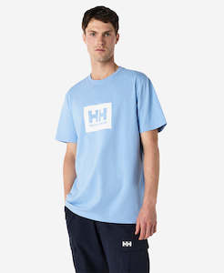 Mens Sale: HH BOX T-SHIRT, Bright Blue