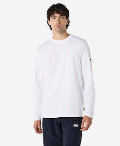 Mens Crew Collection: CREW L/S T-SHIRT, White