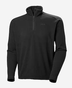 Holiday Escape: DAYBREAKER 1/2 ZIP FLEECE, Black