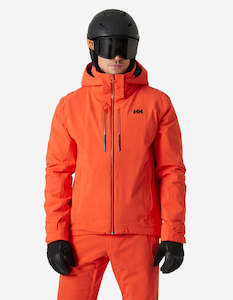 Mens Snow Jackets: ALPHA LIFALOFT JACKET, Cherry Tomato