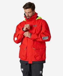 Mens Sailing Jackets: PIER 3.0 JACKET, Alert Red
