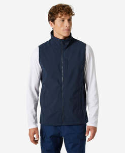Mens Soft Shell Jackets: PARAMOUNT SOFTSHELL VEST, Navy