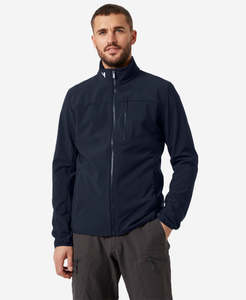 Mens Soft Shell Jackets: CREW SOFTSHELL JACKET 2.0, Navy