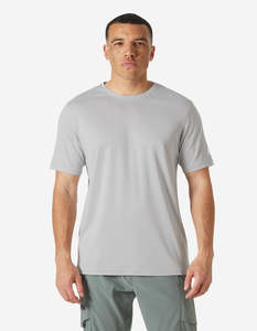 Tech T Shirts: HH TECH T-SHIRT 2.0, Grey Fog