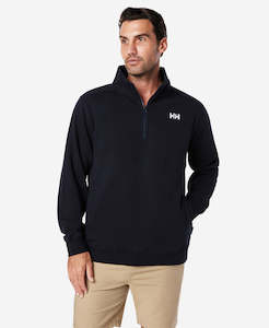 Mens Midlayers: HALF ZIP FLEECE, Navy