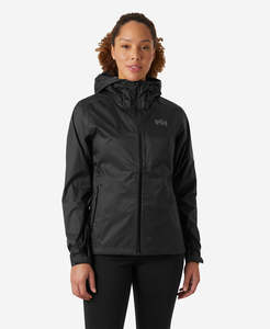 Womens Rain Jackets: W TERRA MICRO JACKET, Black