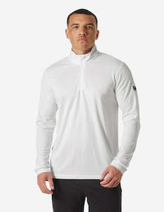 Mens Sun Protection: HH TECH 1/2 ZIP 2.0, White