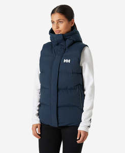 Puffy Jackets: W ADORE PUFFY VEST, Navy