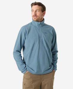 Mens Fleece: DAYBREAKER 1/2 ZIP FLEECE, Washed Navy