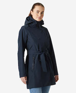 Womens Rainwear: W WELSEY II TRENCH, Navy 599