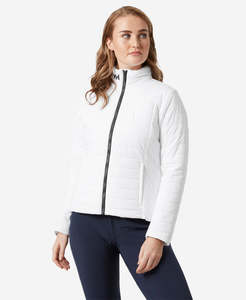Womens Sailing Jackets: W CREW INSULATOR JACKET 2.0, White