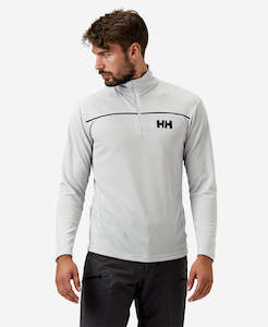 Mens Midlayers: HP 1/2 ZIP PULLOVER, Grey Fog