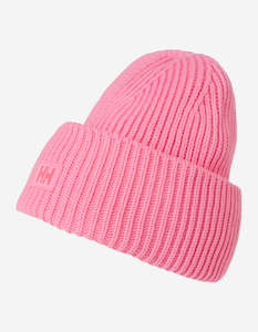 Mens Beanies Neckwarmers: HH RIB BEANIE, Sugar Pink