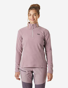 Womens Midlayers: W DAYBREAKER 1/2 ZIP FLEECE, Purple Clay