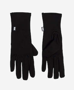 Mens Baselayers: HH WARM MERINO GLOVE LINER, Black
