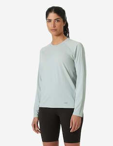 Womens Sail: W SHINE SOLEN LS CREW, Green Mist