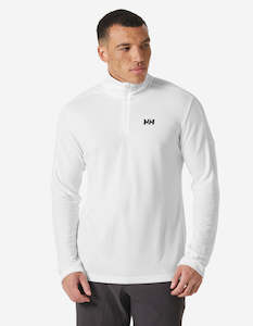 Mens Baselayers: HP 1/2 ZIP PULLOVER 2.0, White