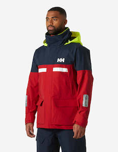 Mens Sail: PIER 4.0 JACKET, Red