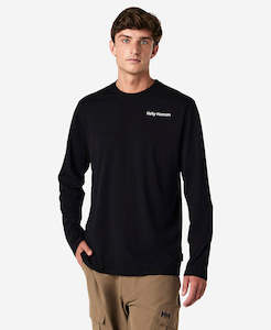 LEAD LONG SLEEVE T-SHIRT, Black