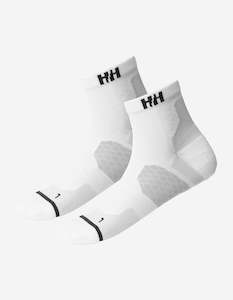 Mens Outdoor: TRAIL SOCK 2PK, White