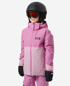 Kids Juniors 1: JR TRAVERSE JACKET, Meta Pink