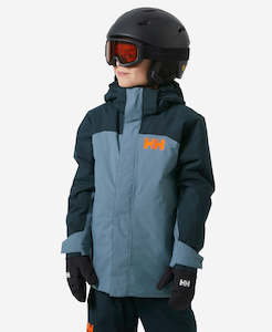 Kids Juniors 1: JR LEVEL JACKET, Washed Navy