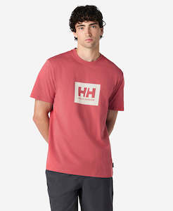 HH BOX T-SHIRT, Washed Red