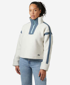 Womens Outdoor: W IMPERIAL PILE ZIP PULLOVER, Snow