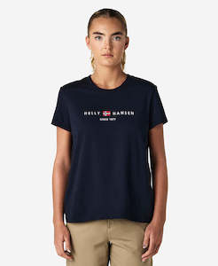 W NORDIC T-SHIRT, Navy