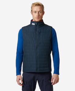 Mens Vests: CREW INSULATOR VEST 2.0, Navy