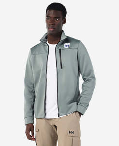 Men: RSHYR25 CREW FLEECE JACKET, Grey Cactus
